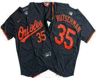 Men%27s Baltimore Orioles #35 Adley Rutschman Black Limited Jersey->baltimore orioles->MLB Jersey